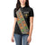 Ethiopia Saba Kemis Women Polo Shirt Sash Style Black Color