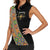 Ethiopia Saba Kemis Women Sleeveless Polo Shirt Sash Style Black Color