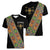 Ethiopia Saba Kemis Women V-Neck T-Shirt Sash Style Black Color