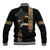 Ethiopia Saba Kemis Baseball Jacket Ethiopian Cross Lion Of Judah Black Color