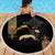 Ethiopia Saba Kemis Beach Blanket Ethiopian Cross Lion Of Judah Black Color