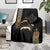 Ethiopia Saba Kemis Blanket Ethiopian Cross Lion Of Judah Black Color