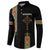 Ethiopia Saba Kemis Button Sweatshirt Ethiopian Cross Lion Of Judah Black Color