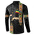 Ethiopia Saba Kemis Button Sweatshirt Ethiopian Cross Lion Of Judah Black Color