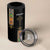 Ethiopia Saba Kemis 4 in 1 Can Cooler Tumbler Ethiopian Cross Lion Of Judah Black Color