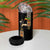 Ethiopia Saba Kemis 4 in 1 Can Cooler Tumbler Ethiopian Cross Lion Of Judah Black Color