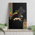 Ethiopia Saba Kemis Canvas Wall Art Ethiopian Cross Lion Of Judah Black Color