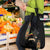 Ethiopia Saba Kemis Grocery Bag Ethiopian Cross Lion Of Judah Black Color