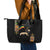 Ethiopia Saba Kemis Leather Tote Bag Ethiopian Cross Lion Of Judah Black Color