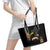 Ethiopia Saba Kemis Leather Tote Bag Ethiopian Cross Lion Of Judah Black Color
