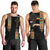 Ethiopia Saba Kemis Men Tank Top Ethiopian Cross Lion Of Judah Black Color