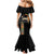 Ethiopia Saba Kemis Mermaid Dress Ethiopian Cross Lion Of Judah Black Color