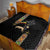 Ethiopia Saba Kemis Quilt Ethiopian Cross Lion Of Judah Black Color