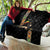 Ethiopia Saba Kemis Quilt Ethiopian Cross Lion Of Judah Black Color