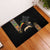 Ethiopia Saba Kemis Rubber Doormat Ethiopian Cross Lion Of Judah Black Color