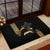 Ethiopia Saba Kemis Rubber Doormat Ethiopian Cross Lion Of Judah Black Color