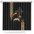 Ethiopia Saba Kemis Shower Curtain Ethiopian Cross Lion Of Judah Black Color