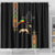 Ethiopia Saba Kemis Shower Curtain Ethiopian Cross Lion Of Judah Black Color