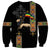 Ethiopia Saba Kemis Sweatshirt Ethiopian Cross Lion Of Judah Black Color