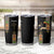 Ethiopia Saba Kemis Tumbler Cup Ethiopian Cross Lion Of Judah Black Color