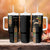Ethiopia Saba Kemis Tumbler With Handle Ethiopian Cross Lion Of Judah Black Color