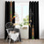 Ethiopia Saba Kemis Window Curtain Ethiopian Cross Lion Of Judah Black Color