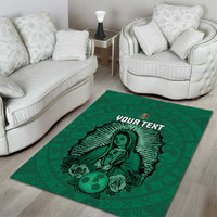 Custom Mexico Guadalupe Football Area Rug Viva Mexico
