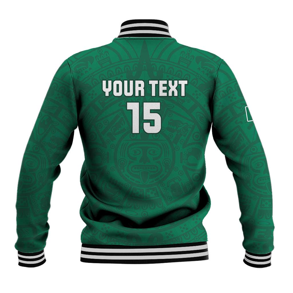Custom Mexico Guadalupe Football Baseball Jacket Viva Mexico