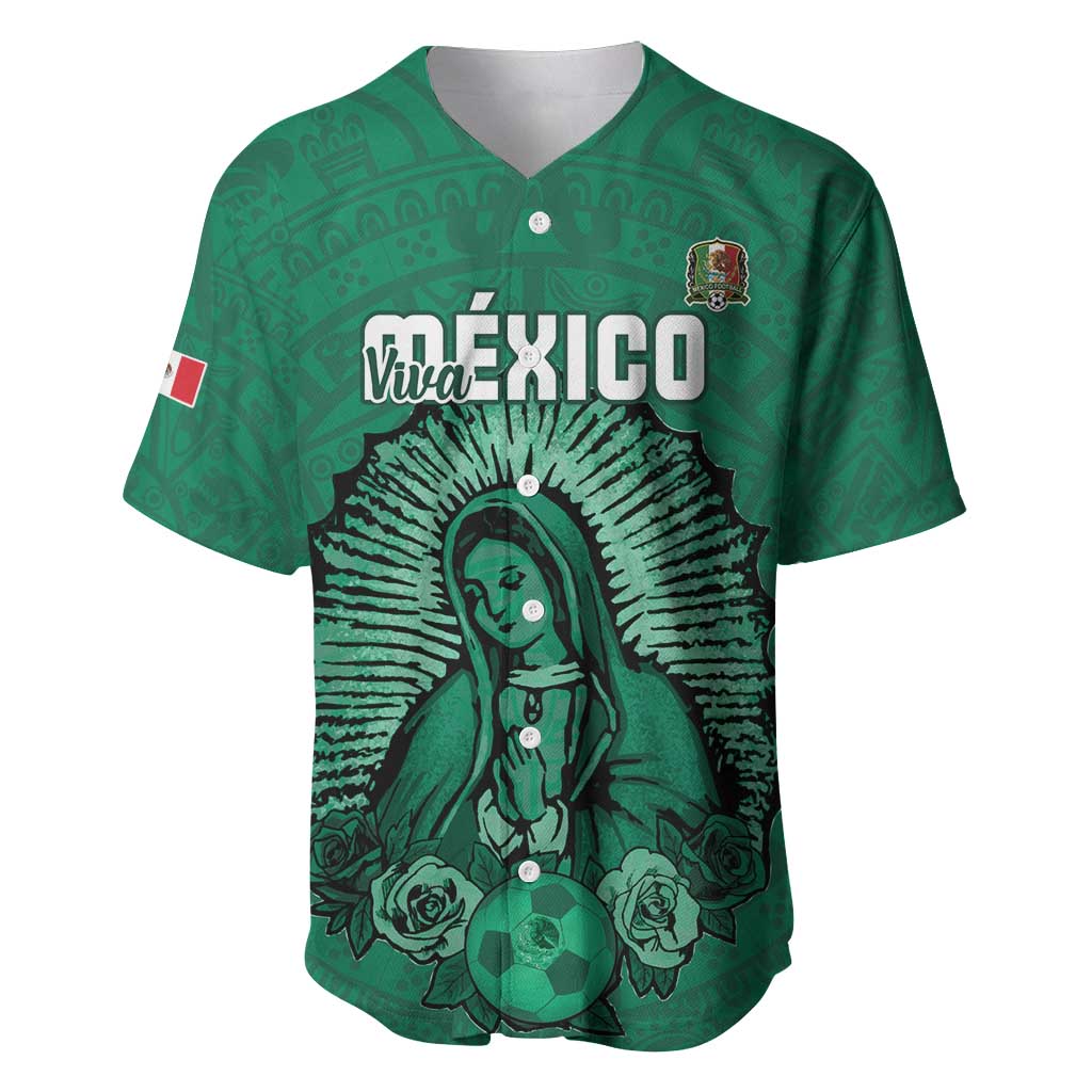 Custom Mexico Guadalupe Football Baseball Jersey Viva Mexico