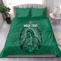 Custom Mexico Guadalupe Football Bedding Set Viva Mexico