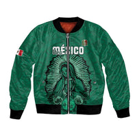 Custom Mexico Guadalupe Football Bomber Jacket Viva Mexico