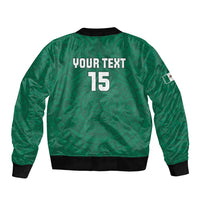 Custom Mexico Guadalupe Football Bomber Jacket Viva Mexico