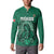 Custom Mexico Guadalupe Football Button Sweatshirt Viva Mexico