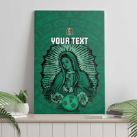 Custom Mexico Guadalupe Football Canvas Wall Art Viva Mexico