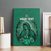 Custom Mexico Guadalupe Football Canvas Wall Art Viva Mexico