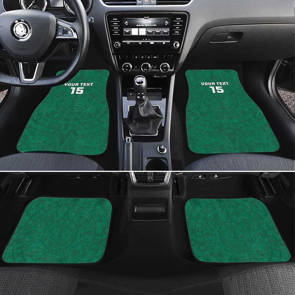 Custom Mexico Guadalupe Football Car Mats Viva Mexico