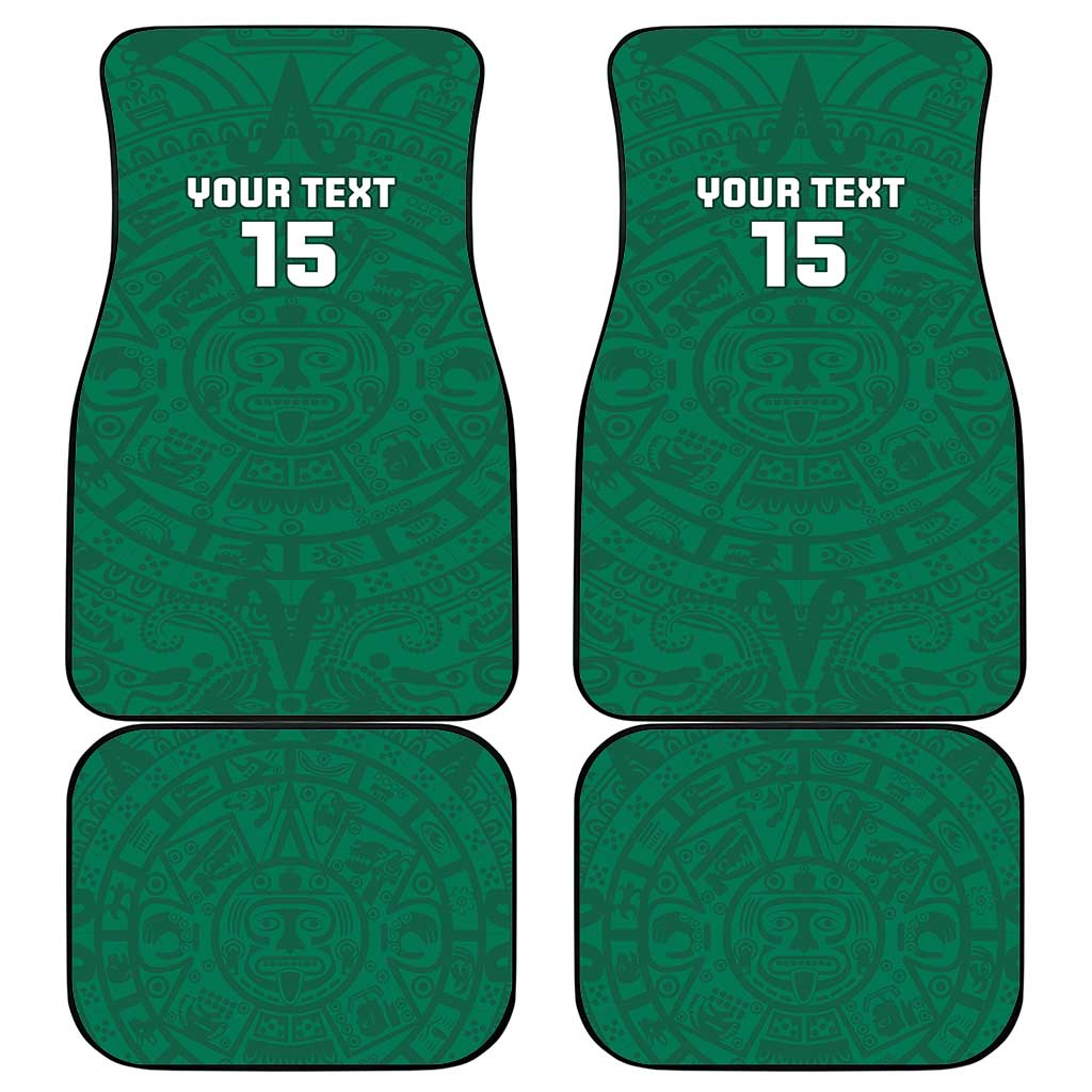 Custom Mexico Guadalupe Football Car Mats Viva Mexico