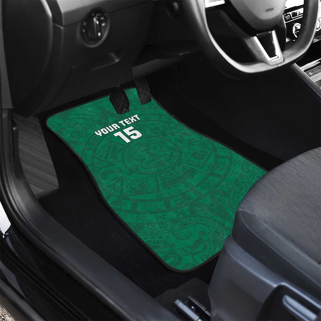 Custom Mexico Guadalupe Football Car Mats Viva Mexico