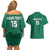 Custom Mexico Guadalupe Football Couples Matching Off Shoulder Short Dress and Hawaiian Shirt Viva Mexico