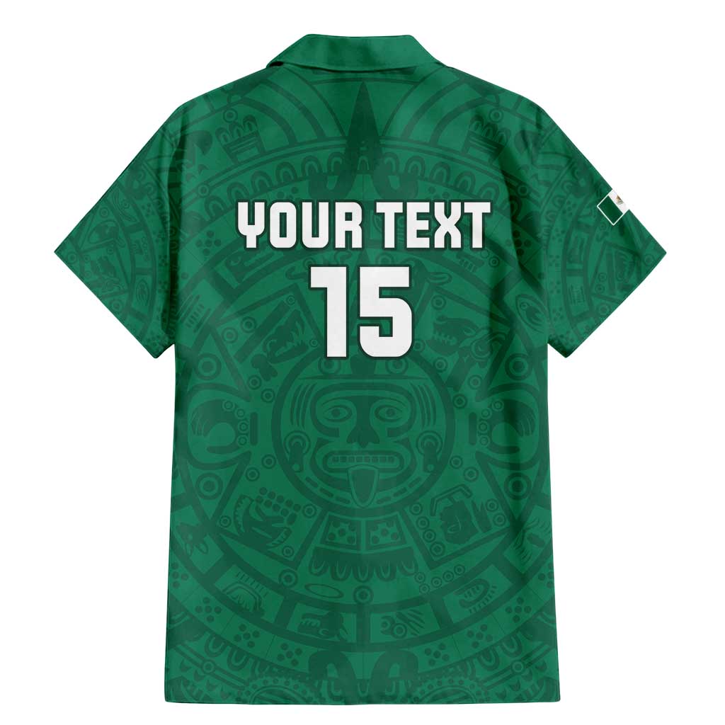 Custom Mexico Guadalupe Football Family Matching Mermaid Dress and Hawaiian Shirt Viva Mexico