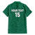 Custom Mexico Guadalupe Football Family Matching Off The Shoulder Long Sleeve Dress and Hawaiian Shirt Viva Mexico