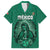 Custom Mexico Guadalupe Football Family Matching Off Shoulder Maxi Dress and Hawaiian Shirt Viva Mexico