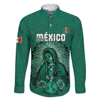 Custom Mexico Guadalupe Football Family Matching Puletasi and Hawaiian Shirt Viva Mexico