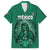 Custom Mexico Guadalupe Football Family Matching Short Sleeve Bodycon Dress and Hawaiian Shirt Viva Mexico
