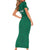 Custom Mexico Guadalupe Football Family Matching Short Sleeve Bodycon Dress and Hawaiian Shirt Viva Mexico