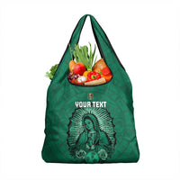 Custom Mexico Guadalupe Football Grocery Bag Viva Mexico