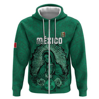 Custom Mexico Guadalupe Football Hoodie Viva Mexico