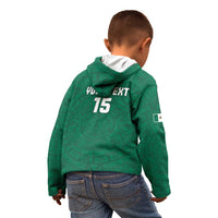 Custom Mexico Guadalupe Football Kid Hoodie Viva Mexico