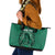 Custom Mexico Guadalupe Football Leather Tote Bag Viva Mexico