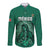 Custom Mexico Guadalupe Football Long Sleeve Button Shirt Viva Mexico